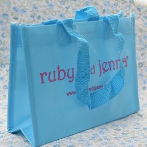 Ruby and Jenna Small Tote Blue Bag Reusable